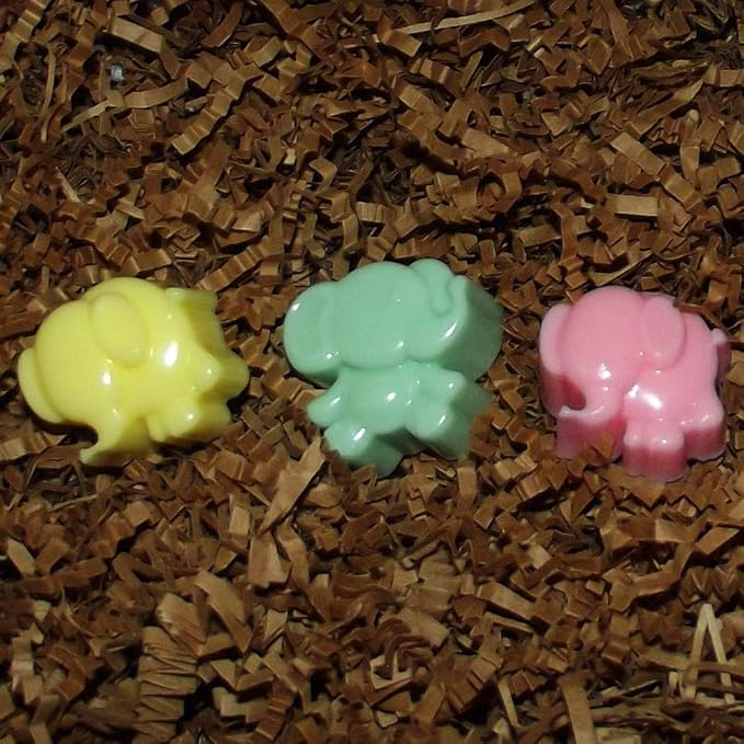 2 Pack Elephant Chocolate Candy Molds, Elephant Silicone Keto Fat Bombs Molds Mini Soap Crayon Melt Resin Mould Ice Cube Tray Baby Shower Party Favors Supplies - Image 6