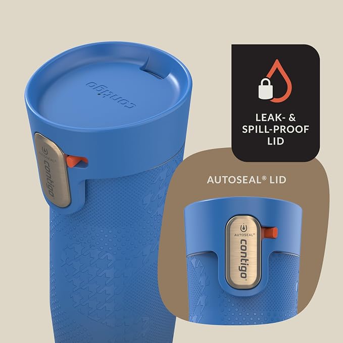 Contigo x Ally Love Stainless Steel Vacuum-Insulated TravelMug with Autoseal & Easy Clean Lid,Spill-proof,Keeps Drinks cold 24 hrs & hot for 11 hrs,BPA Free,16oz.,West Loop 3.0,Stellar Jay (Pack of 4) - Image 4