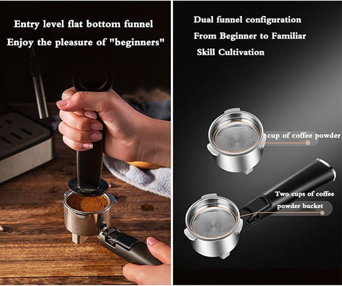 20 Bar Pump Espresso And Cappuccino Machine Italian Coffee Machine Household Small Semi-Automatic High Pressure Steam Milk - Image 6