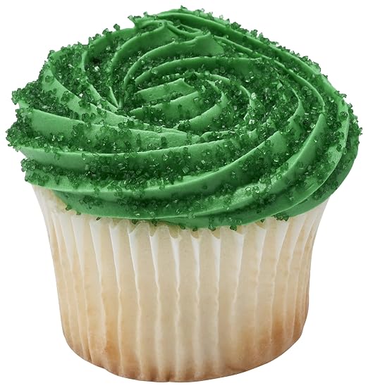 DecoPac Sanding Sugar | Green Edible Sugar Sprinkles | 33oz | Edible Sanding Sugar in Handheld Container | Made In USA | Sugar Sprinkle Mix For Cakes, Cupcakes, Cookies, Extra Large Pack | 33 Ounce - Green - Image 4