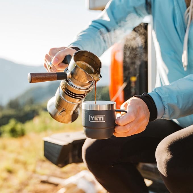 YETI Rambler 6 oz Stackable Mug, Stainless Steel, Vacuum Insulated Espresso/Coffee Mug, 2 Pack - Image 6