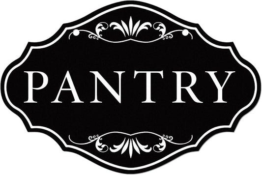 Large Pantry Sign 8" × 12" Rust-Proof Aluminum Metal Signs for Door | Pantry Wall Decor, Waterproof, for Kitchen, Home, Food Storage, Coffee Shop, Restaurant, Office Wall Decor by Anobell