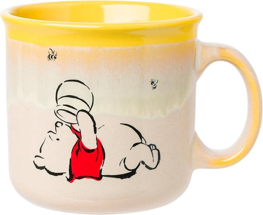 Silver Buffalo Disney Winnie the Pooh, Ceramic Camper Mug, 20oz | Cup, 0.59 Liters by SilverBuffalo