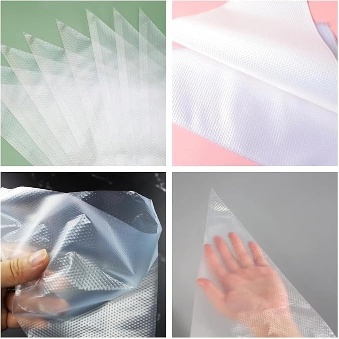 Icing Bags Disposable, 200 pcs 16 Inches Tipless Piping Bags for royal icing, Cream Frosting and Cake Decoration, Mangas Desechables para Repostería, Disposable Cake Decorating Bag
