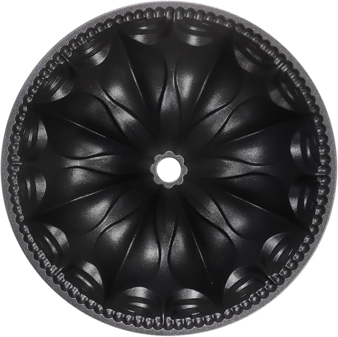 Frcctre 9 Inch Non-Stick Fluted Tube Cake Pan, Heavy Duty 10 Cups Fluted Tube Pan Aluminum Baking Mold Easy Release Baking Mold for DIY Cakes - Image 3
