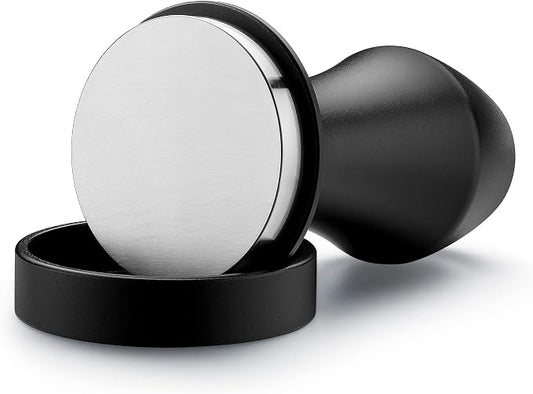 Normcore 51mm Espresso Tamper - Spring-loaded Tamper – Barista Tools - Barista Coffee Tamper with Anodized Aluminum Tamper Stand Holder – Stainless Steel Flat Base by NORMCORECOFFEETOOLS