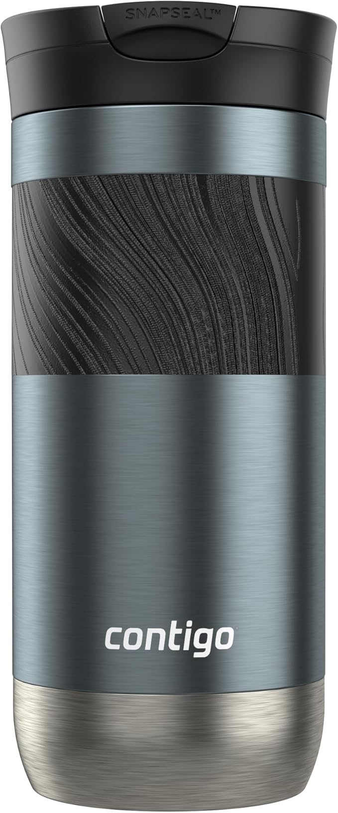 Contigo Byron 2.0 Stainless Steel Travel Mug, 16 oz, 2-pack, Blueberry; Macaroon by Unknown