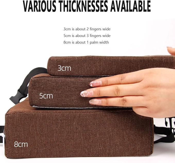 Square Bar Stool Cushion Set of 2 - 14x14/15*15/12*12 Thick 5/8cm Dining Chair Seat Pads (Color: 7#) - Image 3