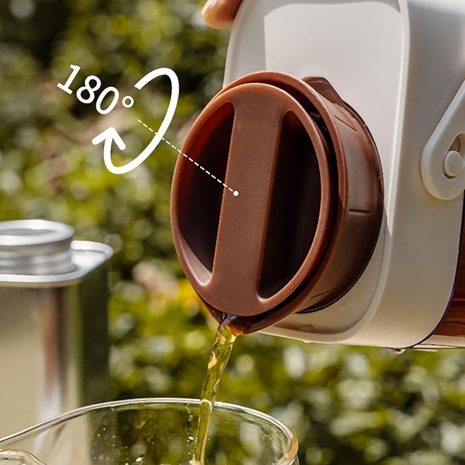 1000ml Cold Brew Coffee Maker with Filter Leak Proof Large Capacity Teas Container with Handle for Home Office Use