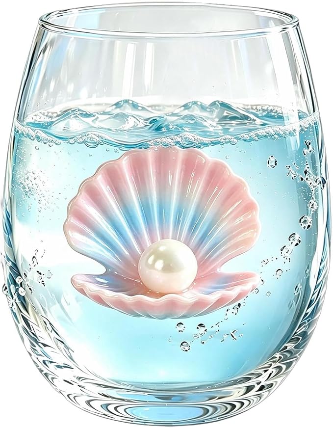Drinking Glasses 350ml Sea Animal Kitchen Drinkware | Cocktail Glasses for Milk Ice Water Juice Tea Beer Mother Dad Wife - Image 8