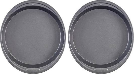 GoodCook 9-Inch Round Nonstick Cake Pan Set (2-Pack) – Heavy-Duty Carbon Steel Bakeware with Easy-Clean Non-Stick Coating – Oven & Dishwasher Safe Baking Pans for Layer Cakes, Cheesecakes, and More by GoodCook
