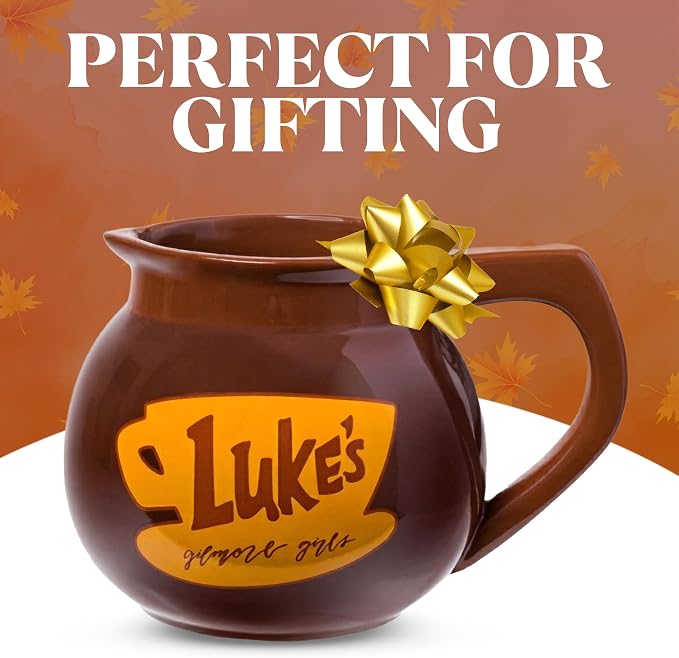 Silver Buffalo Gilmore Girls Luke's Coffee Pot, 3D Sculpted Mug, 20oz | Ceramic, 0.59 Liters - Image 6