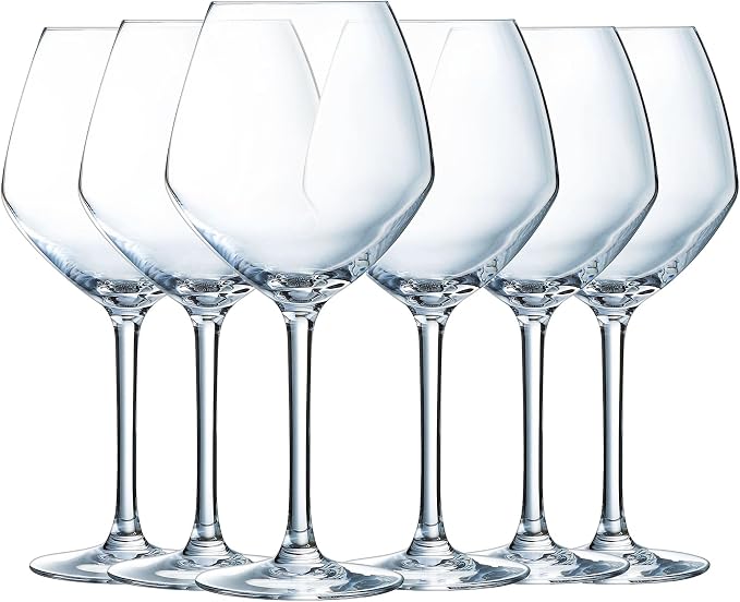 Chef & Sommelier - Cabernet Vin Jeune Collection - 6 stemware 58 cl - Made in France - Reinforced Packaging by Chef+%26+Sommelier