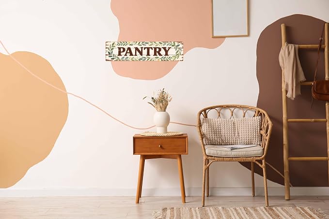 Pantry Metal Sign 4x16in Rustic Kitchen Plaque for Food Storage Wall Decor Organizational Gift - Image 5