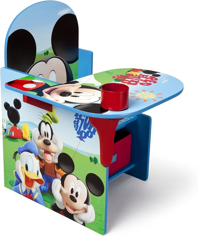 Delta Children Chair Desk With Storage Bin, Disney Mickey Mouse - Image 3