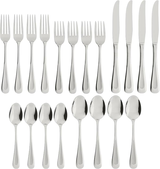 Oneida Satin Sand Dune 20-Piece Flatware Set, Service for 4 (Pack of 3) - Image 2