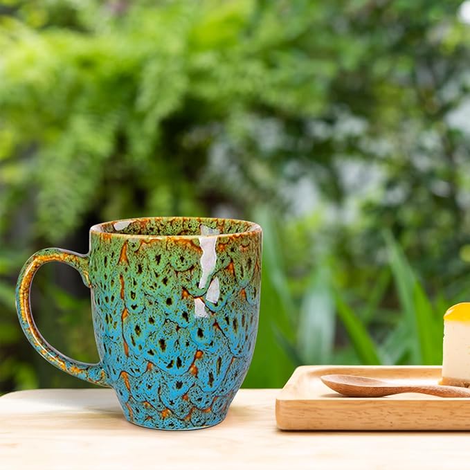 16oz Ceramic Coffee Mug Tea Cup with Handle Novelty Mug for Office and Home | Ideal Gift for Housewarming, Christmas, Birthday, Dishwasher & Microwave Safe (Coffee, Tea, Hot Cocoa, Latte Cup) - Image 5
