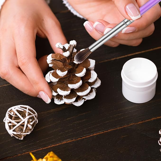 8 Pieces Cake Decorating Brushes Tools Set Cake Baking Brush Food Paint Brush Fondant Gum Paste Sugar Cookie Decorating Tools Kit for DIY Cake Sugar Cookie Fondant