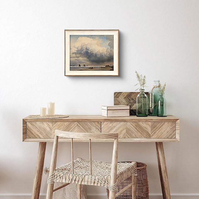 XOCUUI Unframed Canvas Wall Art Vintage Decor, Home Decor Danish Coastal Landscape in Stormy Weather Classical Paintings, Coastal Wall Art for Living Room Bedroom Office Decor, 8"x10" - Image 7