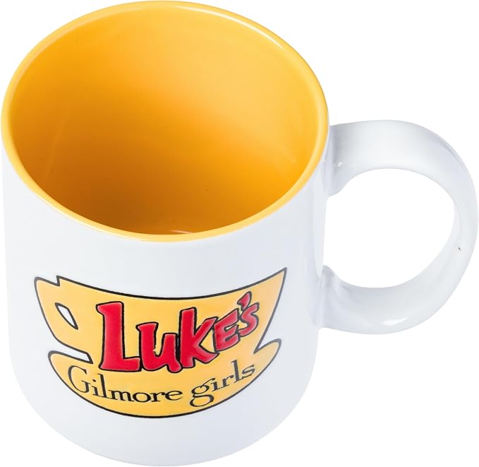 Silver Buffalo Gilmore Girls Luke's Diner Cafe Logo, Ceramic Mug, 20oz | Wax Resist, 0.59 Liters - Image 3