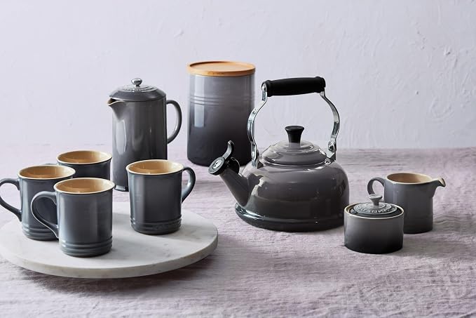Le Creuset Stoneware Vancouver Mug, Set of 4, 14 oz. each, Shallot - Image 8