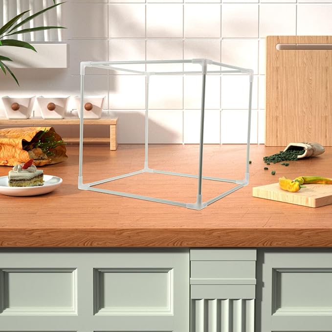 TOYANDONA Bread Proofing Box Support Frame and Compact Rack Plastic with Hollow Structure Easy to Clean for Insulated Food Bags and Pizza for Home Kitchens and Baking Setups - Image 5