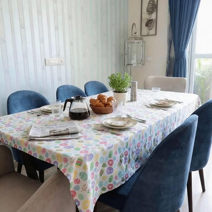 Urban Villa Tablecloth Cotton Rectangle Tabletop 60x102(8-102Seat) Eggprint - Image 6