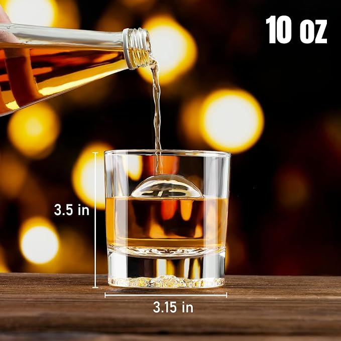 PARACITY Whiskey Glasses with Lion Pattern, Set of 2 | Old fashioned rocks glassware for bourbon and cocktails, suited to bars, parties and relaxed pours at home - Image 3