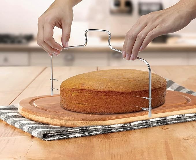Cake Square Pan Sets for Baking + Cake Decorating Supplies: 4 Non-Stick Springform Pans Set (8.5,9.5, 10, 11 inches), Icing Tips, Cake Leveler – Multi-functional Leak-Proof CheeseCake Pan & eBook - Image 8