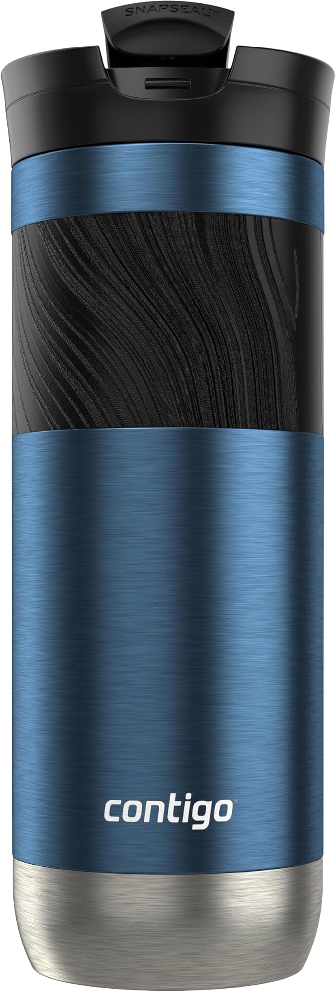 Contigo Byron 2.0 Stainless Steel Travel Mug with Snapseal Lid and Grip 20oz, Blueberry, Great for hot and cold beverages - Image 3