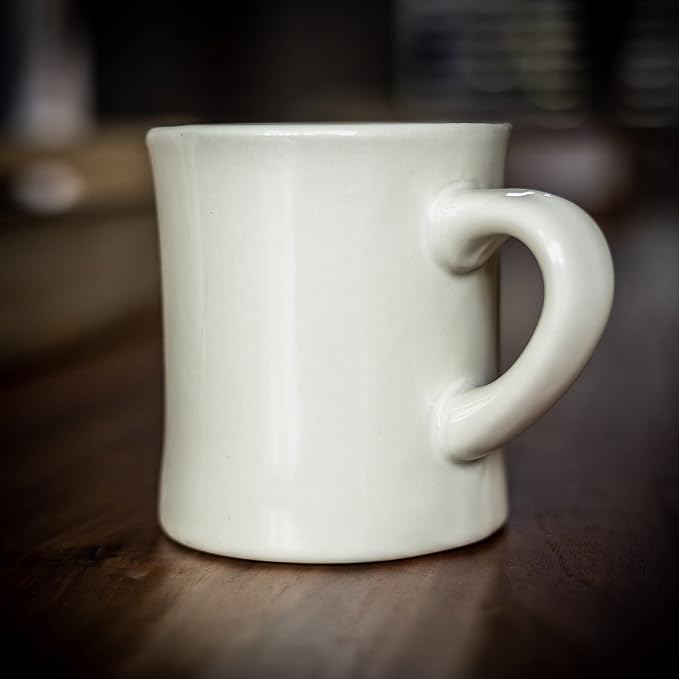 COLETTI Diner Mug — Heavy Coffee Mug, Retro Coffee Mug – Sturdy & Heavy Diner Mug – Nostalgia in Every Sip [Cream, 11 oz, Single] - Image 7