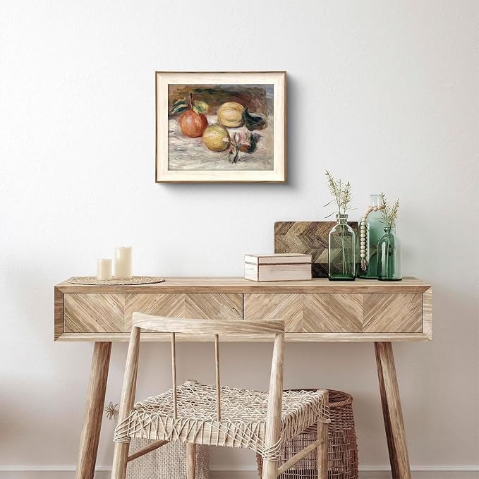 XOCUUI Unframed Canvas Wall Art Vintage Aesthetic Room Decor, Harvest Apples Still Life Oil Painting Artwork Abstract Wall Pictures Prints, Farmhouse Fruit Shelf Decor Bedroom Kitchen 8x10in - Image 5