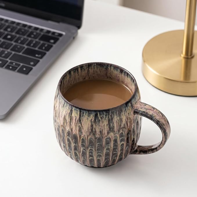 Large Ceramic Coffee Mug - 20oz Big Tea Cup, Hot Pink | Large Tea Mug, Microwave Safe, Dishwasher Safe - Image 3