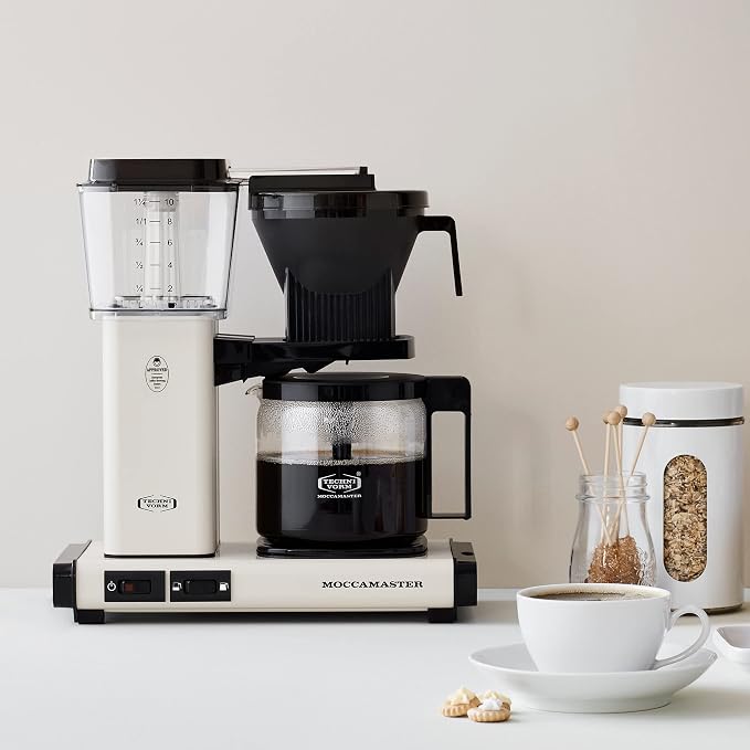 Moccamaster 53933 KBGV Select 10-Cup Coffee Maker, Off-White, 40 ounce, 1.25l - Image 9