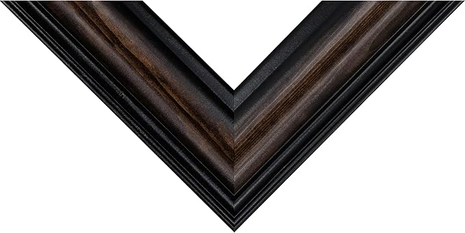 Craig Frames 11x14 Solid Wood Picture Frame, Matted to 8x10, Brown | Real glass, white mat included, wall decor ready to hang, made in the USA - Image 6