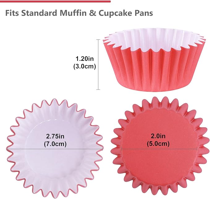 Caperci Heavy Duty Multicolor Cupcake Liners 150pcs - Standard Grease-Resistant Paper Muffin Baking Cups, Odorless, No Muffin Pan Needed, Easily Peels (Bright Assorted Colors) - Image 5