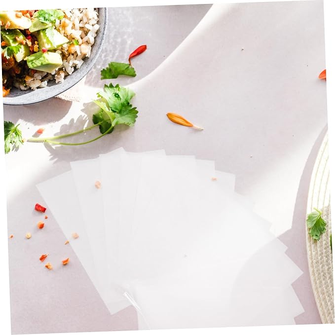 PRETYZOOM 500pcs Cellophane Bags for Cookies Candy and Treats for Bakery Parties and Resealable Packaging for Baked Goods and Snacks - Image 8