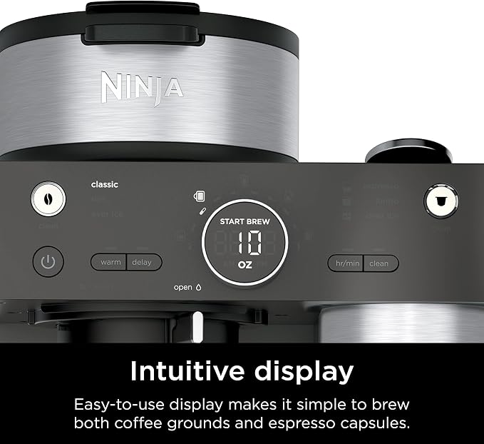 Ninja Espresso & Coffee Maker, Nespresso Capsule Compatible, Black, CFN601 | Barista System, 3 Espresso Brew Styles, Single-Serve Coffee, Built-in Frother, Espresso, Cappuccino & Latte Maker - Image 7