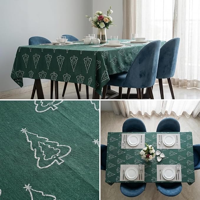 Urban Villa Tablecloth Cotton Tabletop 60x102 (8-10 Seats) Jaqrd Tree - Image 2
