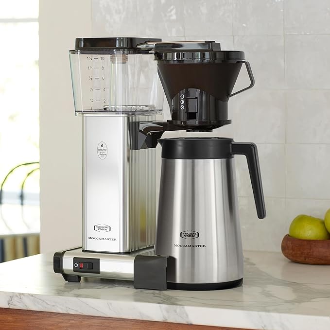 Technivorm Moccamaster 79112 KBT Coffee Brewer, 40 oz, Polished Silver - Image 3