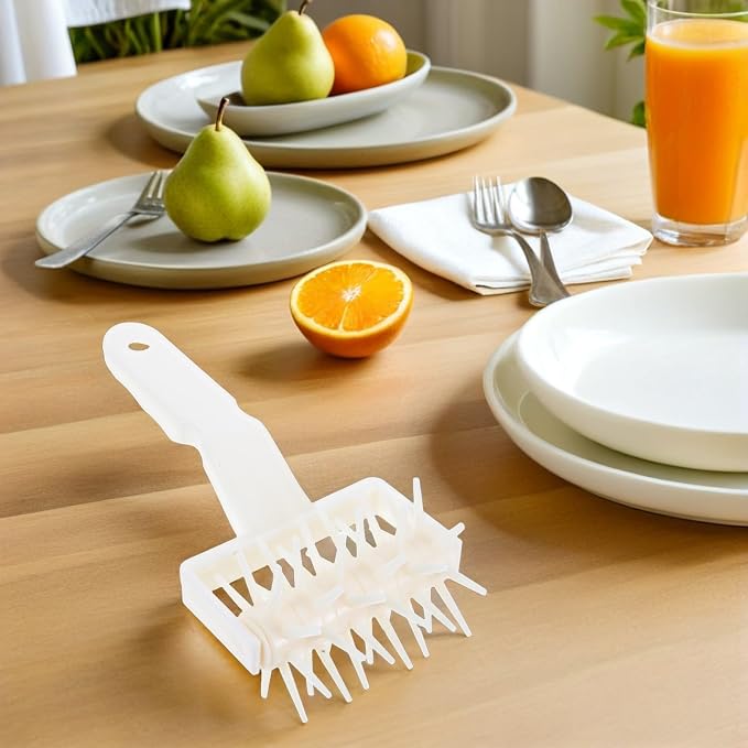 3pcs Plastic Dough Roller with Handle for Baking Pastry and Pizza Crust, Easy to Clean Bread Dough Pin Roller with Unique Design for Home Use and Professional Bakers - Image 7