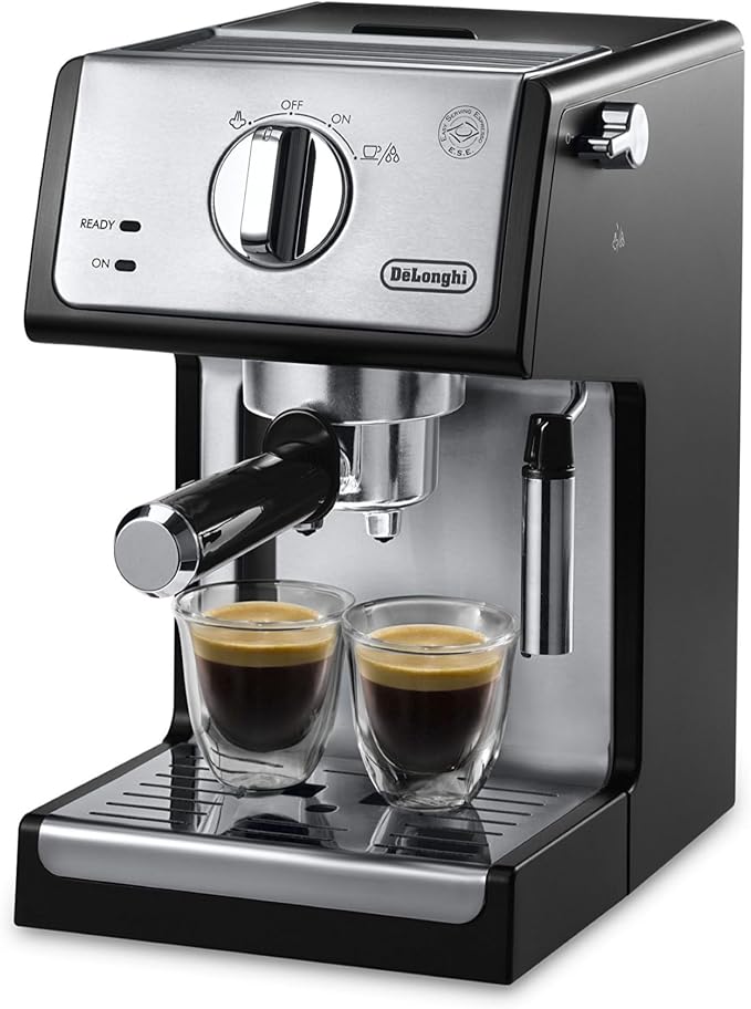 De'Longhi 15-Bar Pump Espresso Machine with Milk Frother & Temperature Control - Compact Home Barista Coffee Maker for Espresso, Latte, Cappuccino & Iced Coffee, Easy to Clean Design by Unknown