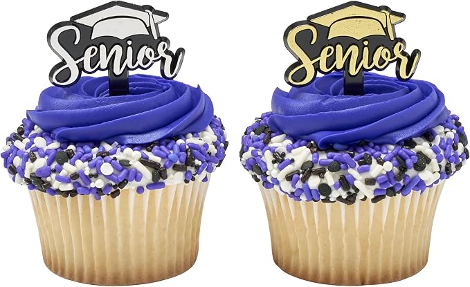 DecoPac Graduation Fusion Mix Candy Sprinkles, 26oz, Fancy Sprinkles in Handheld Container, Edible Black And White Sprinkles For Celebration Cakes, Cupcakes, Cookies and Donuts - Image 16