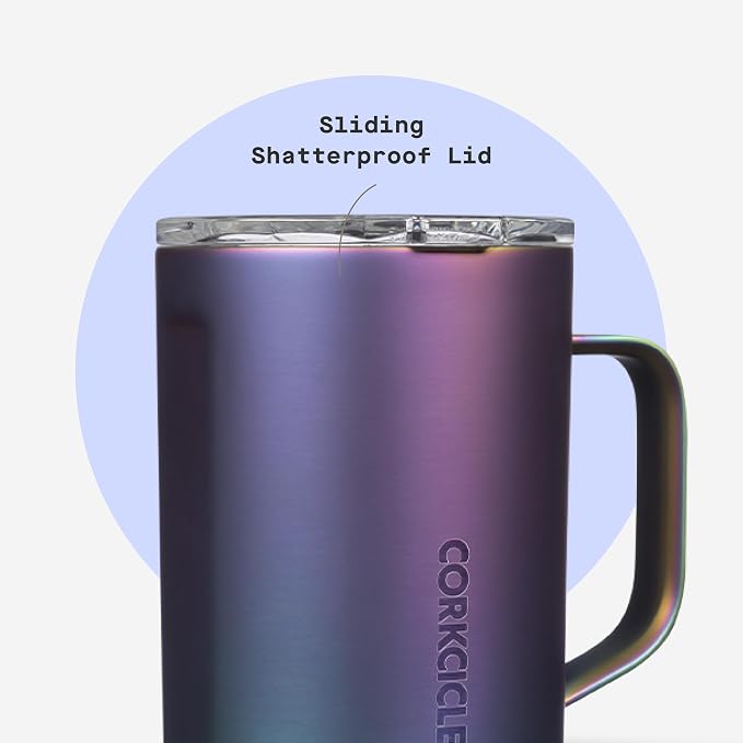 Corkcicle Classic Coffee Mug - Triple Insulated Stainless Steel for Travel - Shatter-Proof Lid - Keeps Drink Hot Over 3 Hours - Holiday Mug Gift - Great for Gifting Warmth - 16 oz - Dragonfly - Image 5