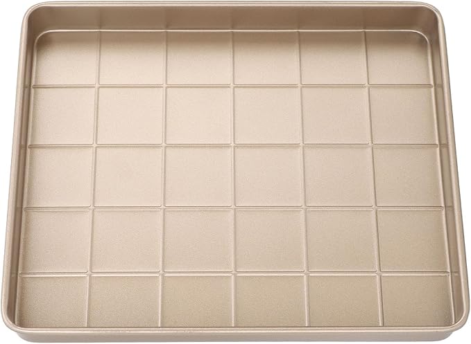 Carbon Steel Baking Sheet Non Stick | 9.6” x 8.2” Oven Tray for Puff Pastry/Cupcakes/Cookies | Quick Heat Distribution Pan for Even Baking | 2 Measurements (11.2” x 11.2”) (Type 1) - Image 2