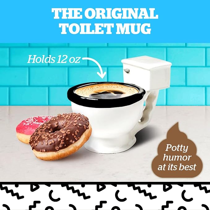 The Original Toilet Mug - Funny Coffee Cup - 12 Oz - Image 2