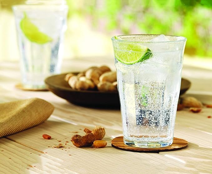 Duralex Tempered Glass, Made In France Picardie Clear Tumbler, Set of 6, 12.62 oz. - Image 2