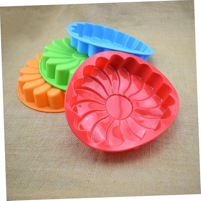 KICHOUSE Thickened Large Silicone Cake Mold Versatile Baking for Birthday Cakes and More Flexible Non-stick Design Random Color Oven and Microwave Safe - Image 7