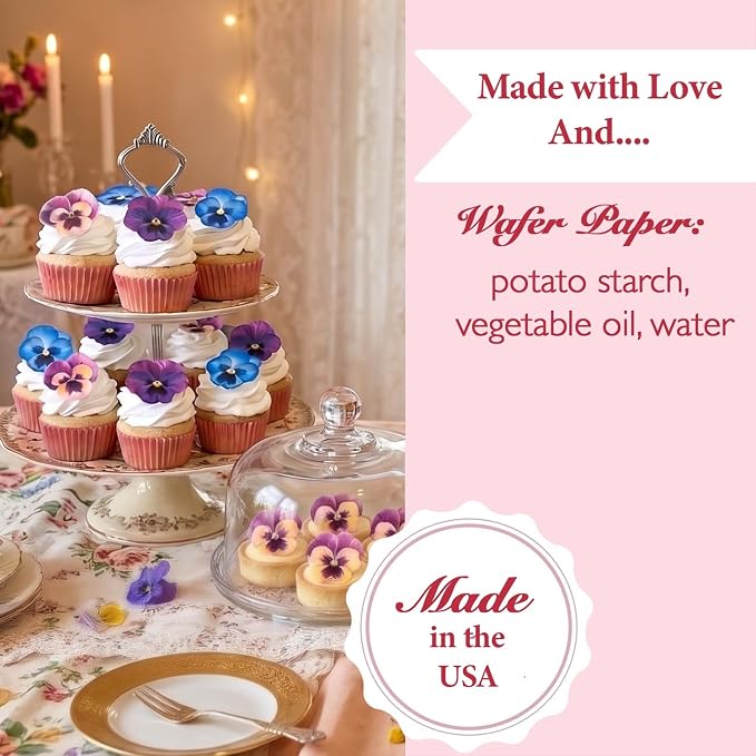 Sugar Robot - Blue - Edible Flower for cake decorating - Premium Crafted - Made in the USA Cake - Image 4