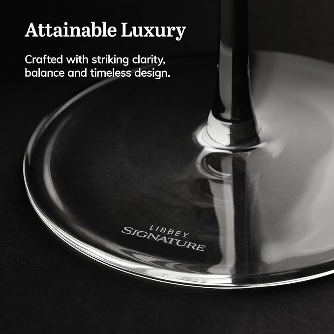 Libbey Signature Coupe Glasses Set of 4, Timeless Cocktail Glasses for Drinks and Desserts, Bar Glassware for All Occasions - Image 4